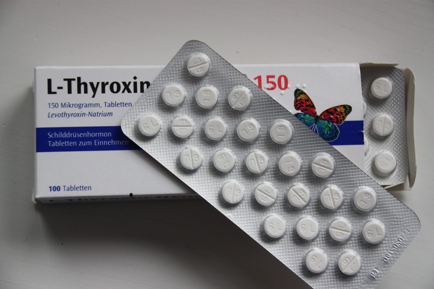 Bild Medikamentenschachtel Thyroxin